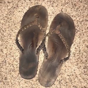 Rainbow Sandals in Classic Mocha, size 9!
